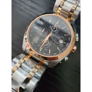 Leather Watch In Black